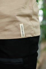 MODE SLEEVELESS TEE - TAN