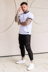 MAINE CARGO TROUSERS - BLACK