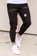 OMNIA CARGO TROUSERS - BLACK