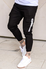 ZAK CARGO TROUSERS - BLACK