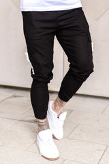 ZAK CARGO TROUSERS - BLACK