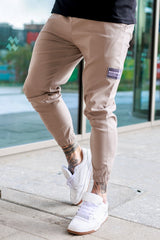 SERENA TROUSERS - GREIGE