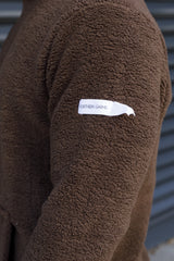 ZAAN SHERPA HOODIE - CHOCOLATE