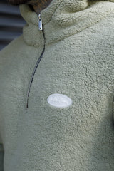 ZINO SHERPA HOODIE - KHAKI