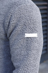 WYN SHERPA HOODIE - STEEL