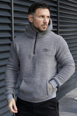 VELD SHERPA HOODIE - STEEL