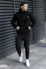 VELD SHERPA HOODIE - BLACK
