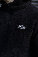 VELD SHERPA HOODIE - BLACK