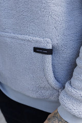 TARIN SHERPA HOODIE - FOSSIL