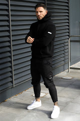 WYN SHERPA HOODIE - BLACK