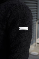 WYN SHERPA HOODIE - BLACK