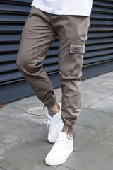 STERLING CARGO TROUSERS - FAWN