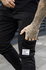 ELEVATE CARGO TROUSERS - BLACK