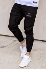 STRAT CARGO TROUSERS - BLACK