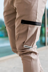 TOLOX CARGO TROUSERS - GREIGE