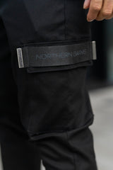VITAL CARGO TROUSERS - BLACK