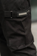 ARVIA CARGO TROUSERS - BLACK