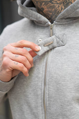 OZELLO HOODIE - GREY MARL