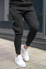 CLAYTON CARGO JOGGERS - BLACK