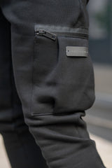 CLAYTON CARGO JOGGERS - BLACK