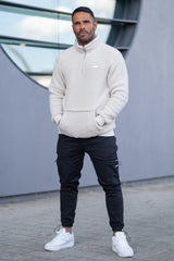 TRUMBELL SHERPA SWEATER - STONE