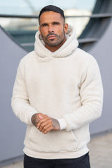 ORWELL SHERPA HOODIE - STONE