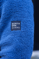 HOPTON SHERPA HOODIE - SPACE