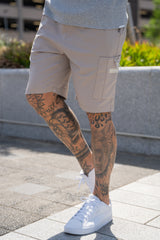 CENTRO CARGO SHORTS - GREIGE