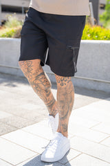 WALKER CARGO SHORTS - BLACK