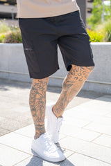 WALKER CARGO SHORTS - BLACK