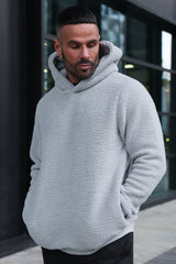 BENTON SHERPA HOODIE - FOSSIL