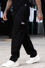 SOWN CARGO JOGGERS - BLACK