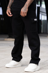 SOWN CARGO JOGGERS - BLACK