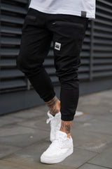 EMOTIVE CARGO TROUSERS - BLACK