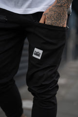 EMOTIVE CARGO TROUSERS - BLACK