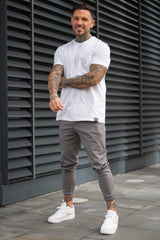 HYTES TROUSERS - STEEL