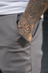 HYTES TROUSERS - STEEL