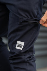 FLETCHER CARGO TROUSERS - NAVY