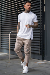 FLETCHER CARGO TROUSERS - GREIGE