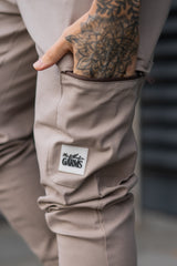 FLETCHER CARGO TROUSERS - GREIGE