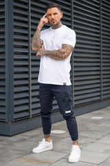 ROTHWELL CARGO TROUSERS - NAVY