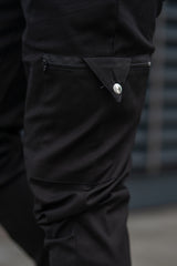 BRADBURY CARGO TROUSERS - BLACK