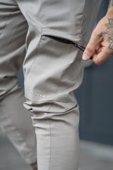 DILLON CARGO TROUSERS - GREIGE