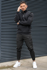 CULT CARGO TROUSERS - BLACK