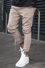 DENVER TROUSERS - GREIGE