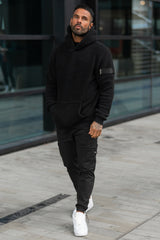 SUKAR SHERPA HOODIE - BLACK