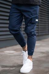 POINT CARGO TROUSERS - NAVY