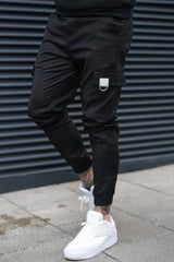 ALNWICK CARGO TROUSERS - BLACK