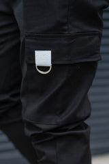 ALNWICK CARGO TROUSERS - BLACK