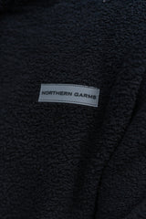HITCH SHERPA HOODIE - BLACK